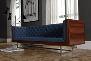 Milo Baughman velvet sofa, a Furniture 3D Model by inDahouze (Thumbnail 1 of 7)