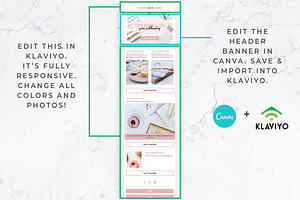 Klaviyo & Canva Template Blush