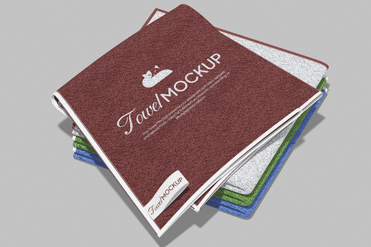 Towel Mockup, a Packaging Mockup by Unerispace (Photo 5 of 5)