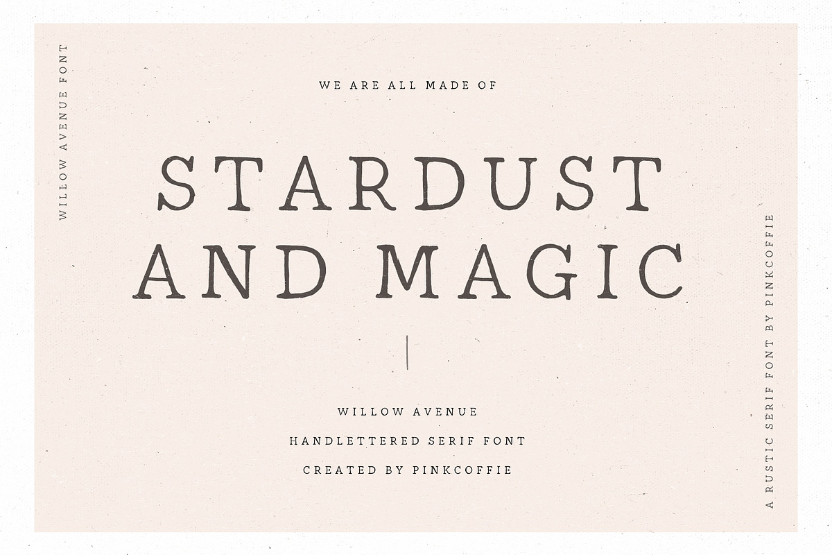 Willow Avenue | Hand lettered Serif preview 5