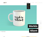 Wert PSD - Minimal Unique Portfolio, a Websites & App Template by IshYoBoy (Thumbnail 17 of 19)
