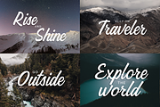 Alaska, a Script Font by Larin Type Co. (Thumbnail 8 of 8)