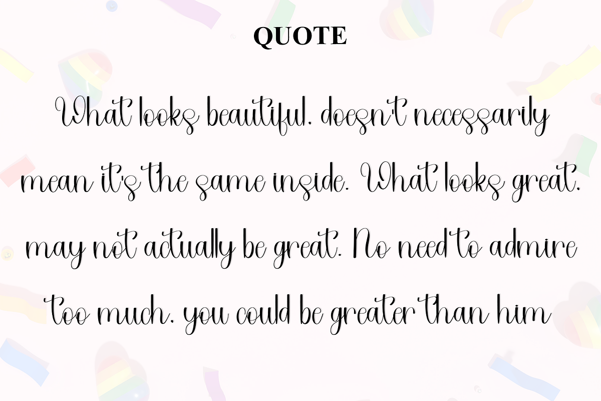 Cute Writing, a Handwritten Font by InermediaSTUDIO (Photo 4 of 8)