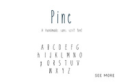 Pine handwritten font, a Sans Serif Font by BohoCalligraphy (Thumbnail 6 of 6)