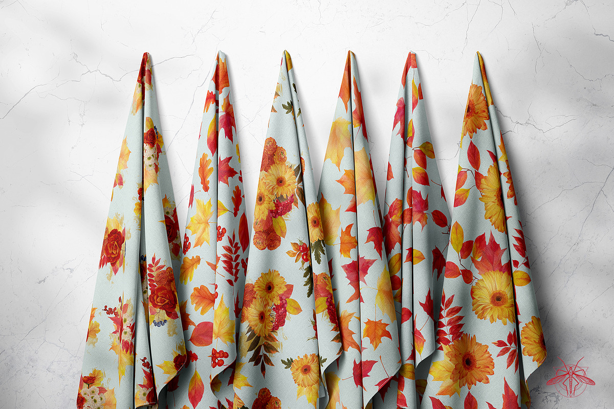 Golden | Watercolor Autumn set, a Decorative Illustration by Tanya Vollar (Photo 8 of 14)