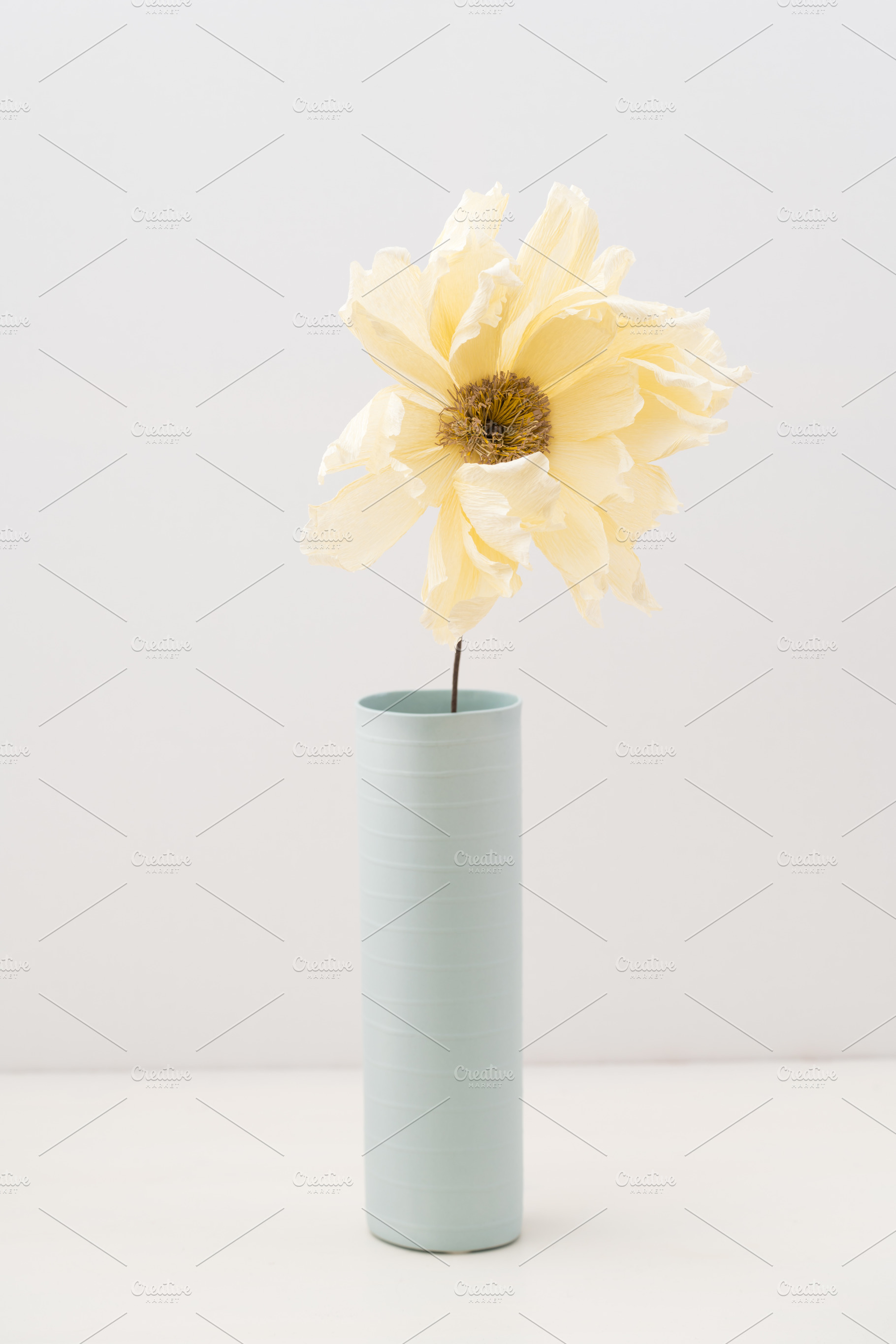 Crepe paper peony stock photo containing paper flowers and peony, a Nature Photo by Elisabeth Cölfen