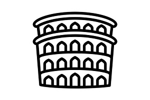 Latin greek black icon, an Outline Icon by Creative priyanka