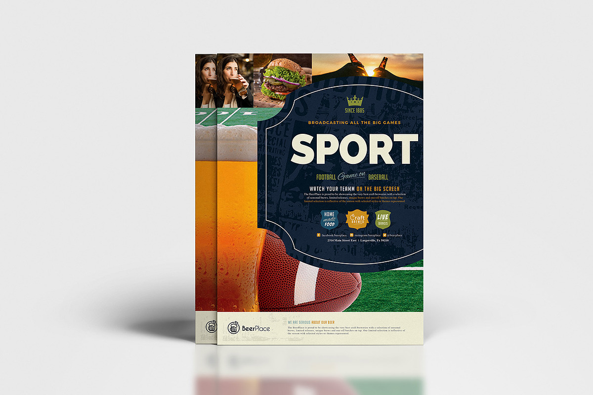 Pub Poster Template, a Flyer Template by BrandPacks