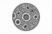 Laser Cut Floral Mandala Bundle, an Illustration by Gfx_Store (Thumbnail 3 of 9)