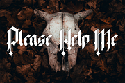 Xavierious Letter - Vintage Blacklet, a Blackletter Font by Meizzaluna Design (Thumbnail 10 of 10)