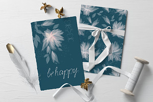 Elegant floral greeting cards, a Card Template by yana.tasha