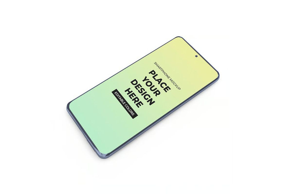 Smartphone Mockup Template Set, an Android Mockup by DesignRushMarket (Photo 9 of 10)