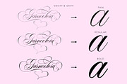 Garncoleia - Romantic Script Family, a Script Font by Sealoung (Thumbnail 2 of 12)