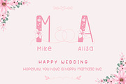 Wedding - Decorative Font, a Symbol Font by AnningArts (Thumbnail 2 of 9)