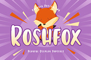 Roshfox Display Advertisement Font, a Font by Creatype Studio (Thumbnail 1 of 8)