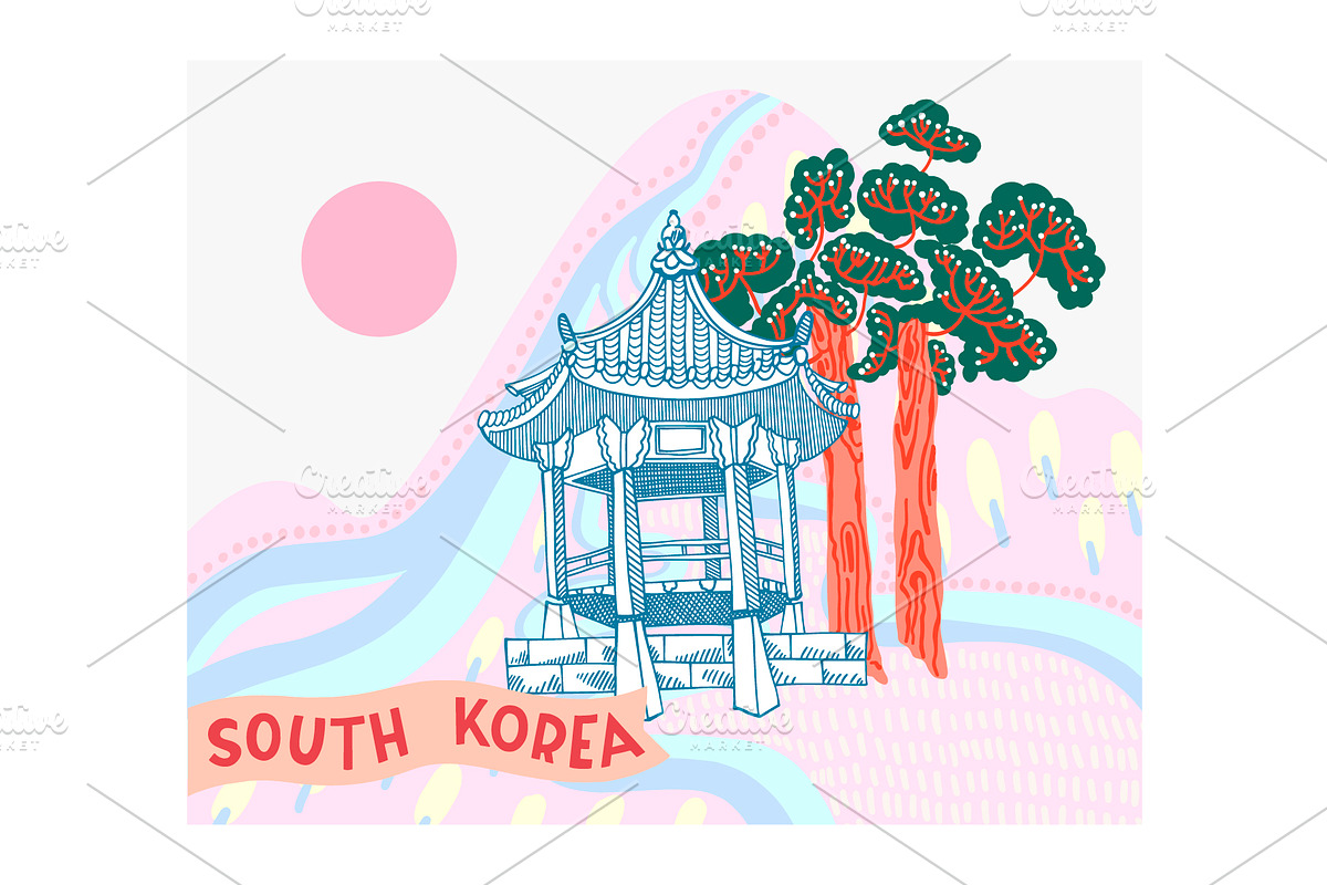 SOUTH KOREA SET, an Object Graphic by karakotsya (Photo 6 of 7)