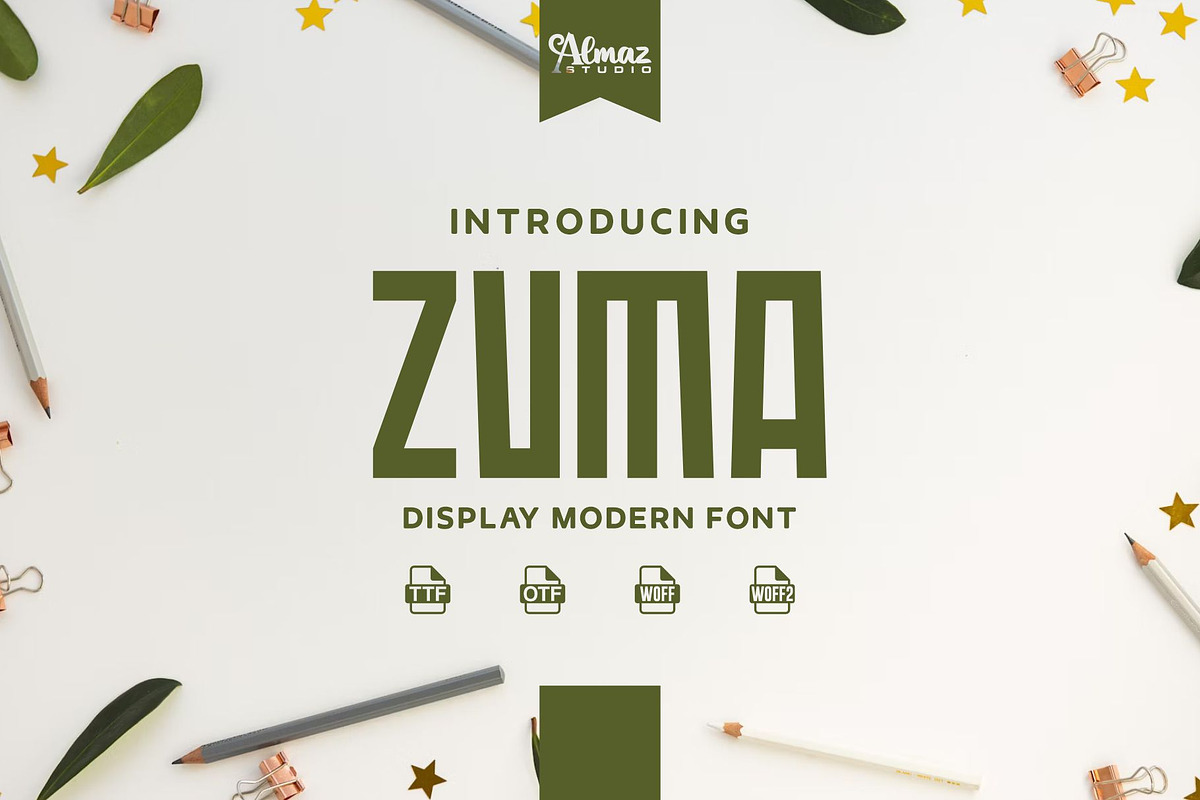 Zuma, a Sans Serif Font by almazstudio (Photo 1 of 10)