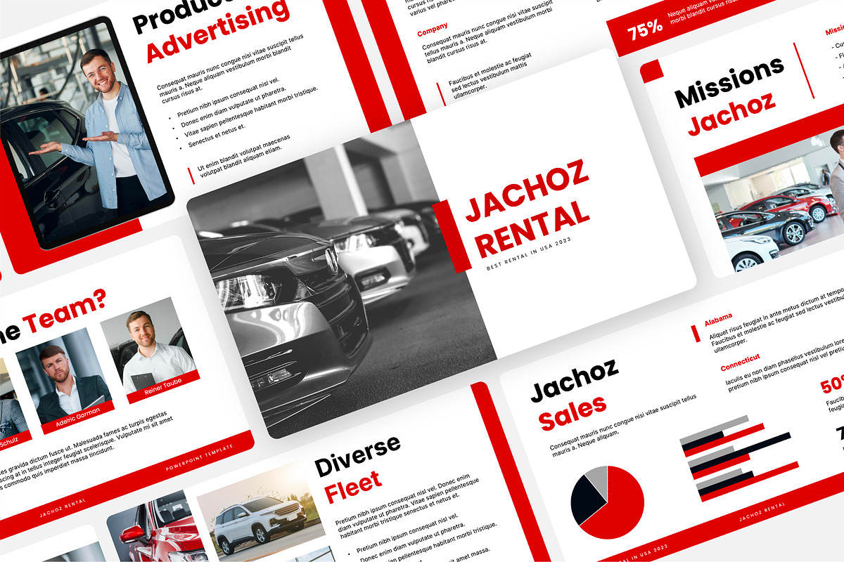 Rental Service Keynote Template, a Presentation Template by Kren Studio (Photo 3 of 8)