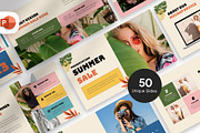 Summer Sale Presentation Template, a Presentation Template by Digitcase x Wealthwells (Thumbnail 1 of 4)