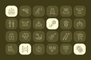 Festival Icon Art Set, an Outline Icon by Prosymbols (Thumbnail 6 of 7)