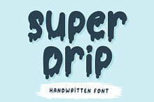 Super Drip is a cool Halloween font
