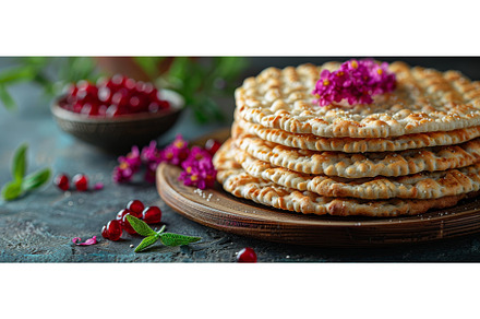 Matzoh is a Jewish holiday bread, a Holiday Photo by ZinetroN