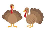 Turkeys with Signs, an Illustration by Illustrations by Jessie (Thumbnail 2 of 5)