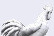 3DRT - Domestic animals - Rooster, an Animal 3D Model by 3DRT.com (Thumbnail 3 of 3)