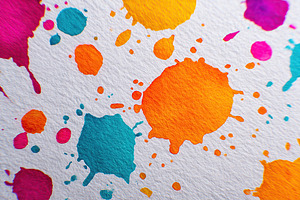 Colorful watercolor splash texture background for various creative projects and, a Background Photo by AlyaAnd