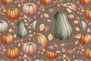 Autumn Pumpkins Seamless Pattern, a Pattern Graphic by Kreeya Art Shop (Thumbnail 11 of 12)