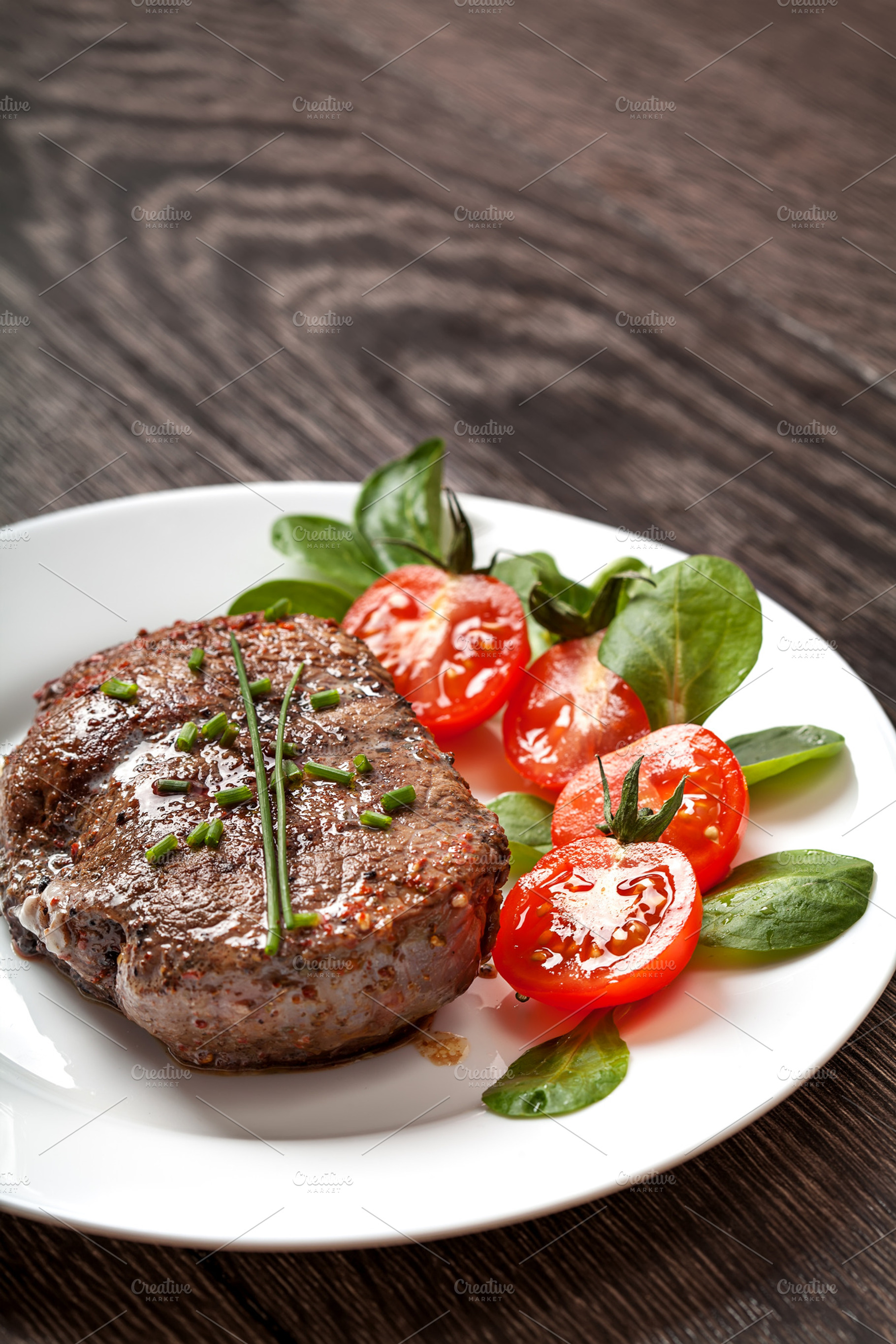 Grilled Steak Meat Containing Background Beef And Beefsteak