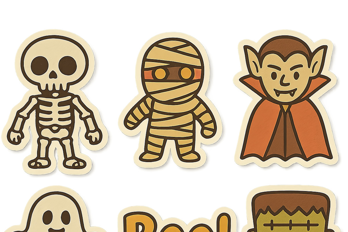 Halloween Animated illustration char, an Illustration by Dvoevnore photos