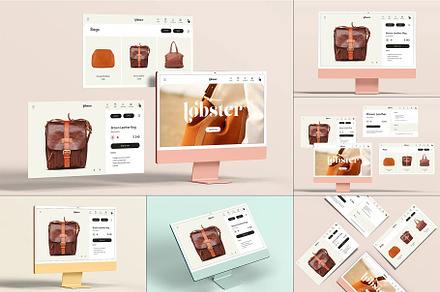 Desktop Monitor 2021 Mock-up, a Device Mockup by zippypixelstudio