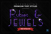 Rubies & Jewels #1 - 20 Text Styles, a Layer Style Add-On by Jonas Stensgaard (Thumbnail 20 of 23)