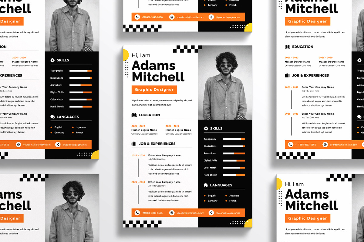 Resume CV, a Resume Template by iDoodle Studio (Photo 3 of 4)