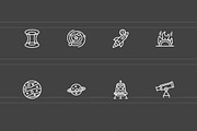 25 Space & Astronomy Icons, an Icon by IconBunny (Thumbnail 2 of 2)