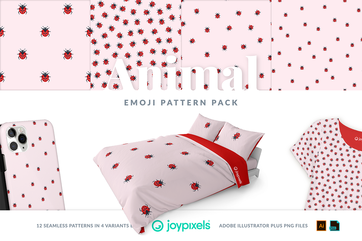 Animal Emoji Patterns by JoyPixels®, a Pattern Graphic by joypixels (Photo 10 of 13)
