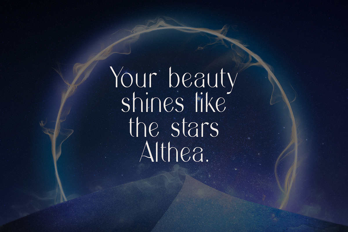 Althea - Elegant Sans Serif, a Sans Serif Font by HipFonts (Photo 3 of 7)