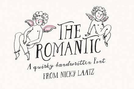 The Romantic Font