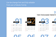 2022 Unique Design Calendar, a Stationery Template by WORAKAMON Design Studio (Thumbnail 3 of 3)