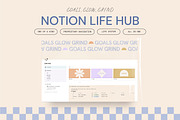 Notion Life Hub Template - Bright, a Templates & Theme by 89 Golden Blvd (Thumbnail 1 of 8)