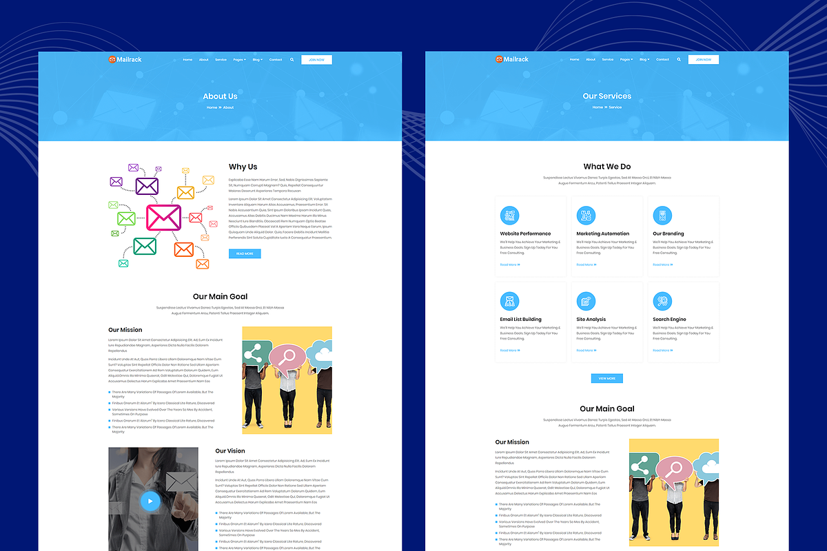 Mailrack - Marketing HTML Template, a HTML Template by THESOFTKING (Photo 2 of 3)