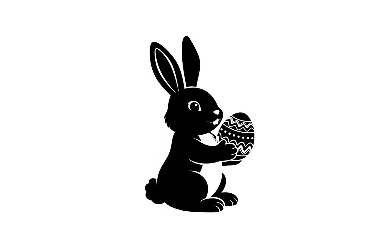 Cute Easter Bunny Silhouette bundle, an Illustration by Artivon (Photo 26 of 51)
