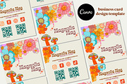 Retro Flowers Logo Canva Template, a Branding & Logo Template by Dear Darling Design (Thumbnail 3 of 7)
