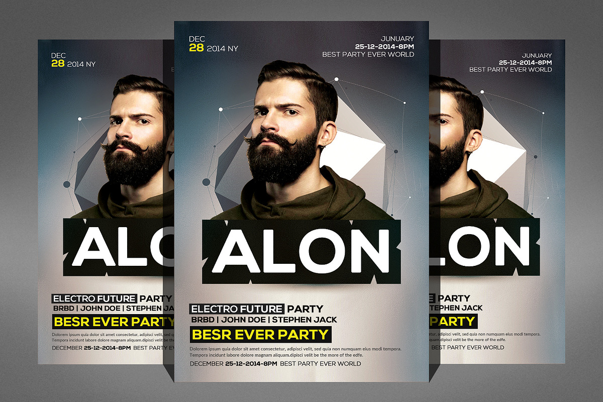 100 Party Flyer Bundle, a Flyer Template by Graphic Templates (Photo 55 of 101)
