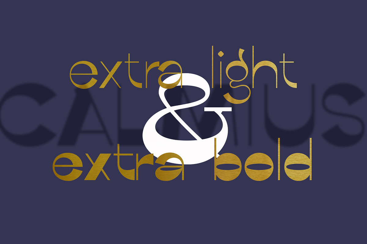 Calmius Sans opposite contrast preview 2