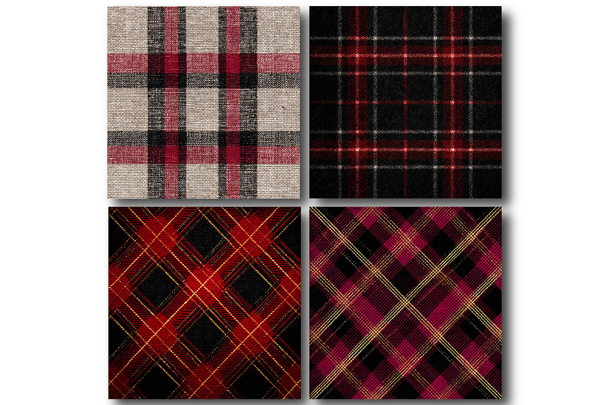Tartan Plaid - Ukrainian cats, a Texture Illustration by DreamPrint404 (Photo 3 of 4)