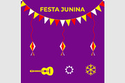 Festa Junina Design, a Decorative Illustration by Lakhan1998 (Thumbnail 4 of 4)
