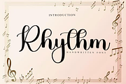 Rhythm, a Handwritten Font by FreshTypeINK (Thumbnail 1 of 8)