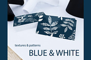 Blue and White Textures and Patterns, a Texture Graphic by Svetlana Kononova (Thumbnail 6 of 7)